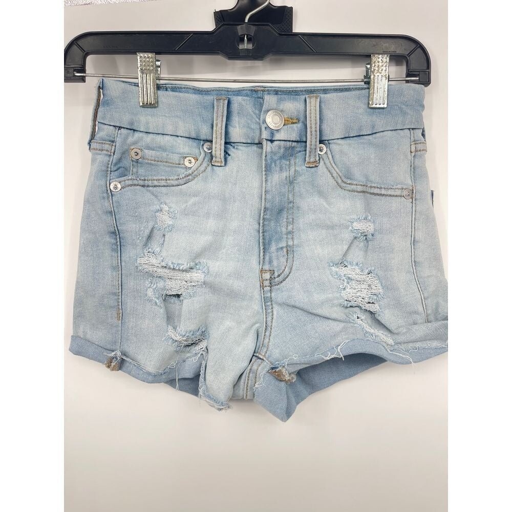 Aero size XS Distressed Denim Jeans shorts-Vintage Wash